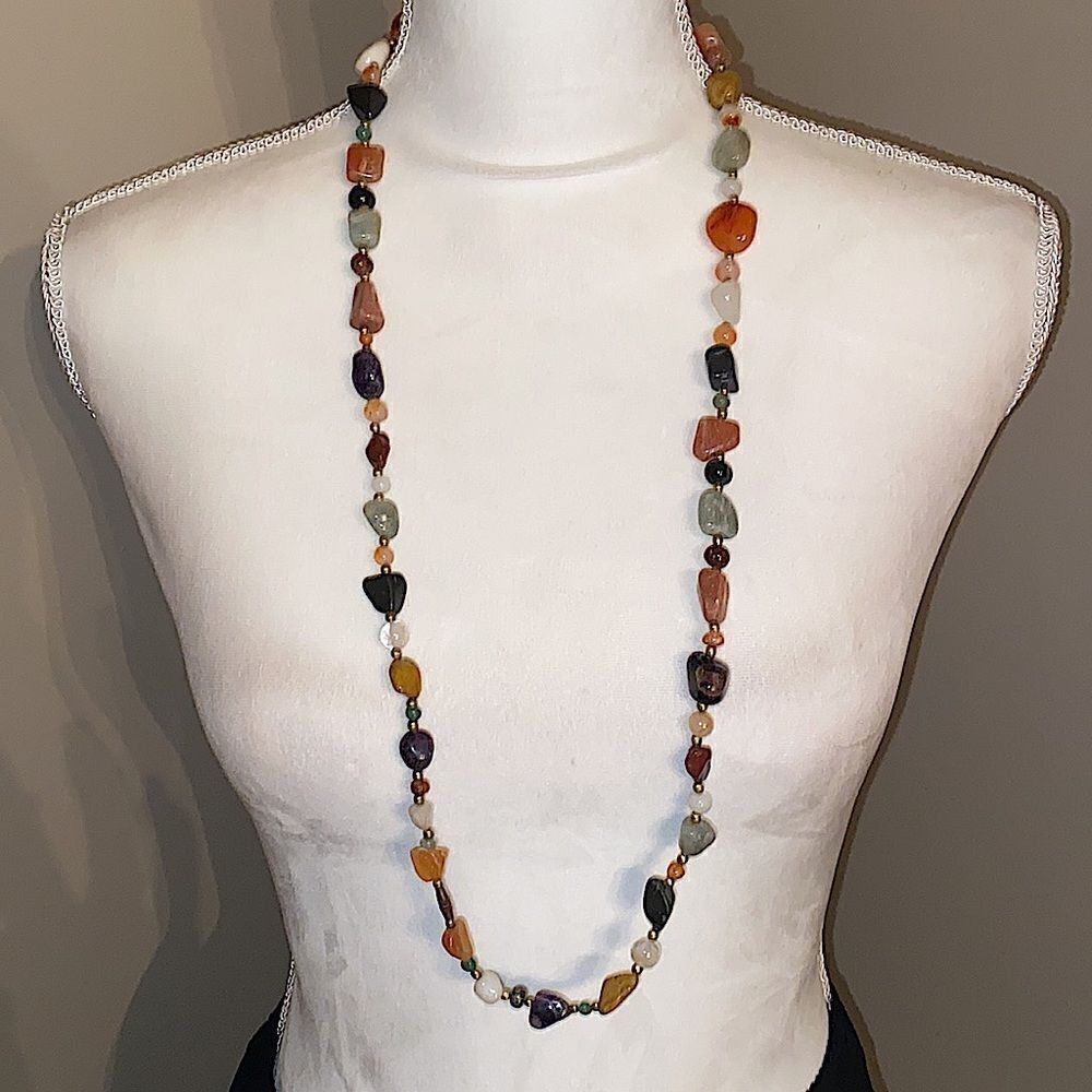 Multi colored Stone Necklace! 